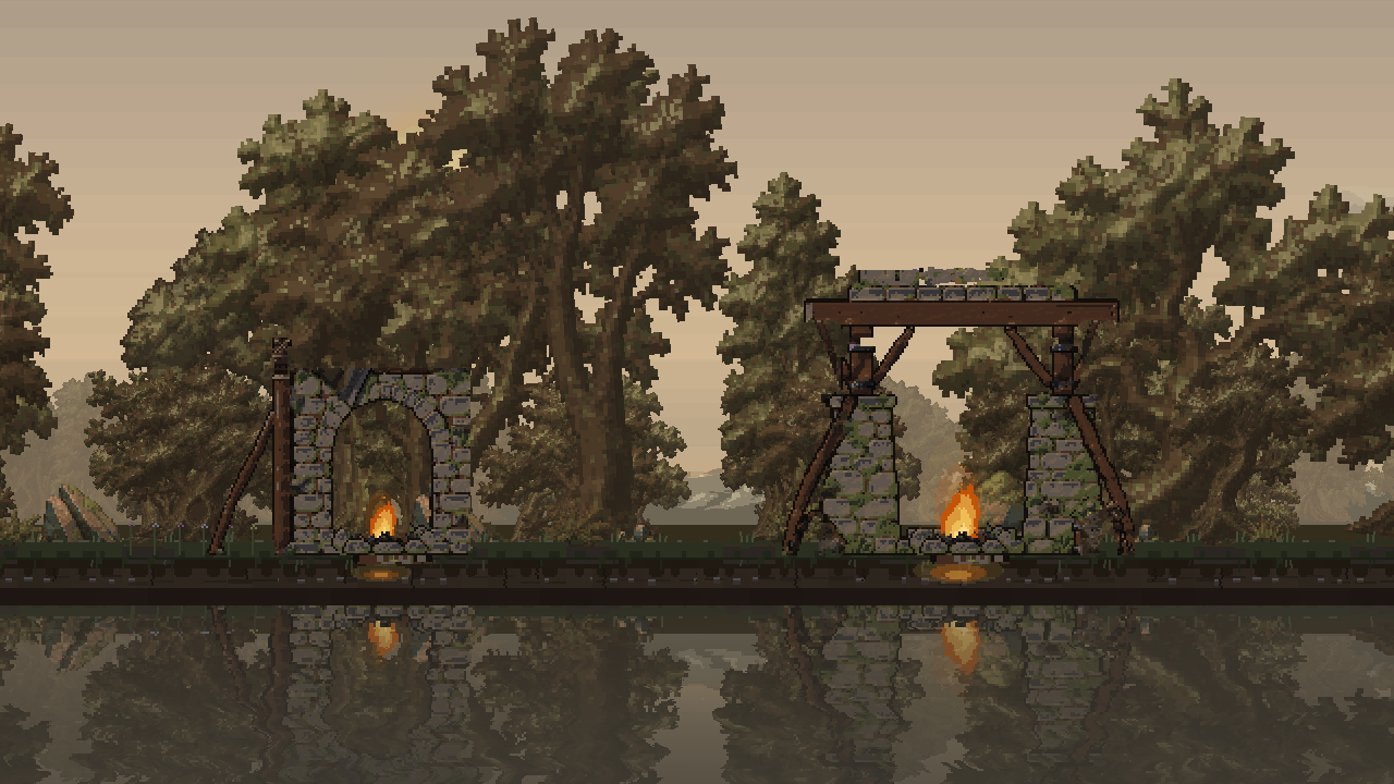 The hearths partway through dismantling.