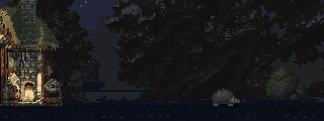 A hedgehog curls as a builder approaches, waits, and unfolds after the builder leaves.