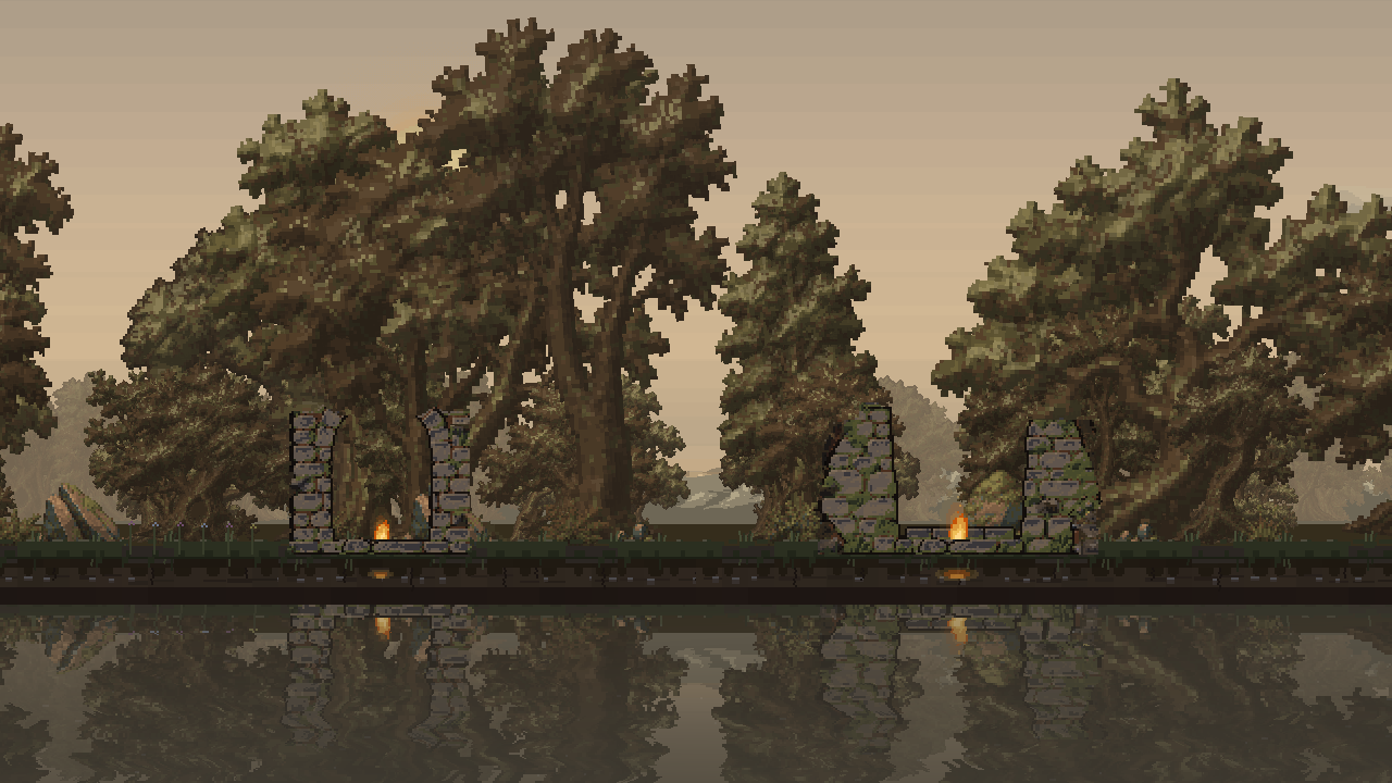 The hearths partway through construction.