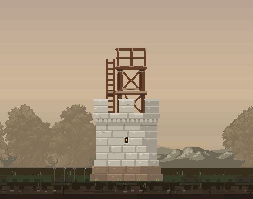 The Watch Trestle upgrades to the full Watchtower beside the Marble wall, then the tower is dismantled.