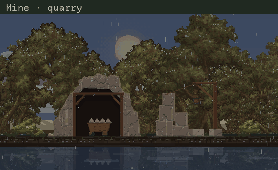 The redrawn mine and quarry, followed by an enlarged contextual view of the building plot.